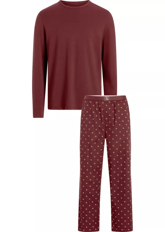 MC HOLIDAY LOUNGE Mens Pyjama Set Syrah made by Calvin Klein