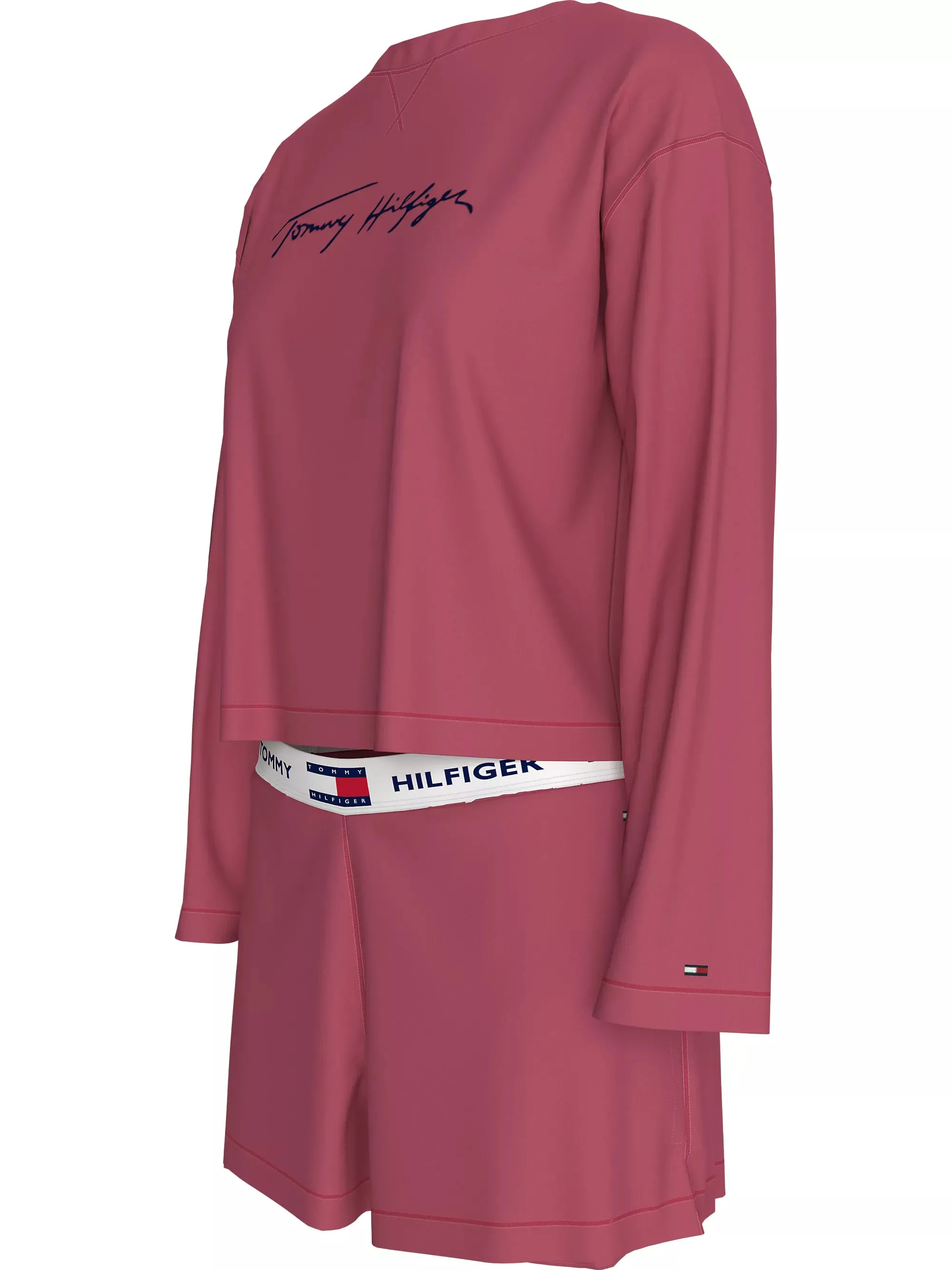 Tommy Hilfiger HERITAGE Womens Pyjama Set Heritage Pink sold by House of Slippers product image thumbnail 4