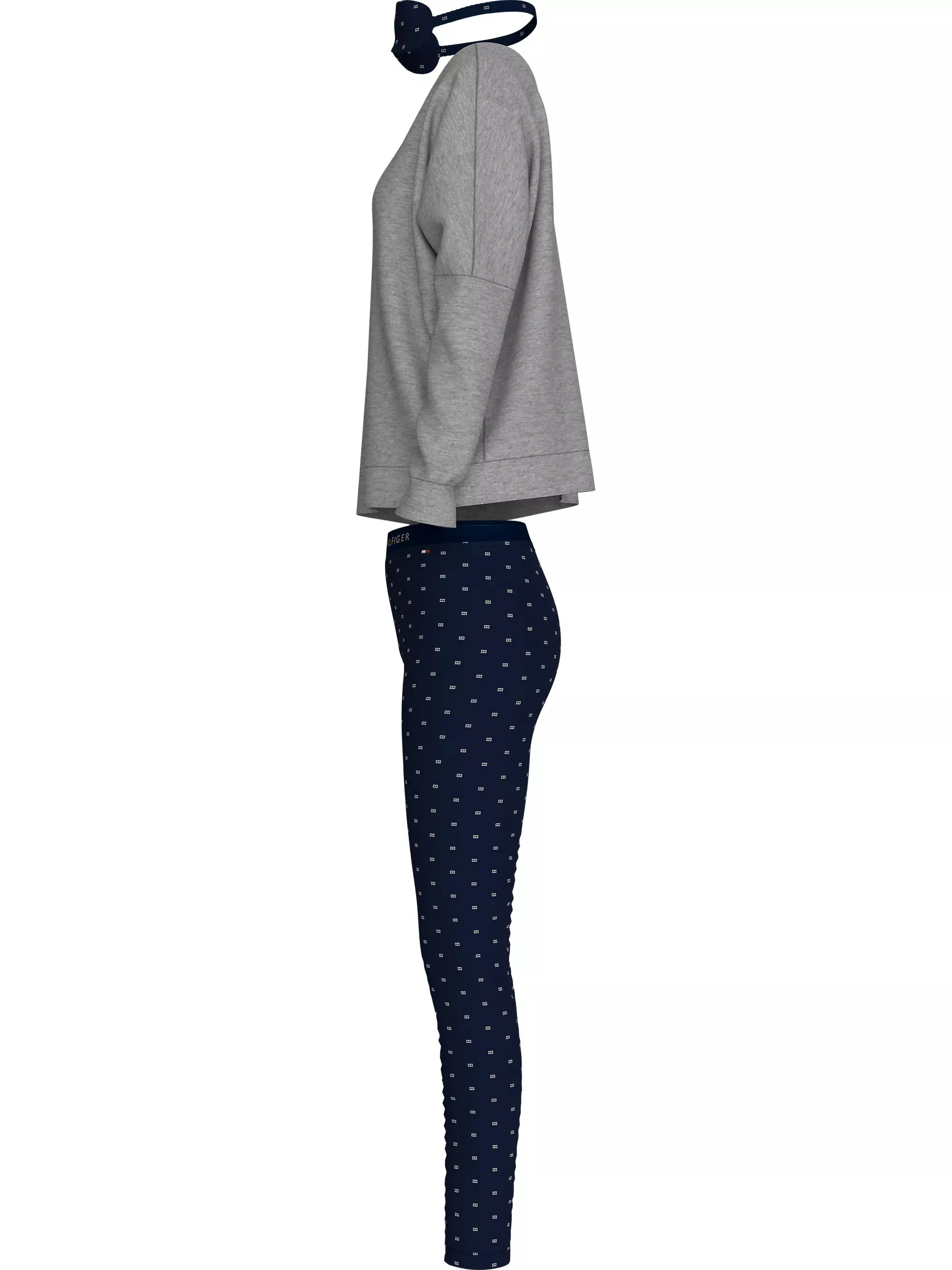 Tommy Hilfiger ORIGINAL Womens Legging Pyjama & Eye Mask Gift Set sold by House of Slippers product image thumbnail 4