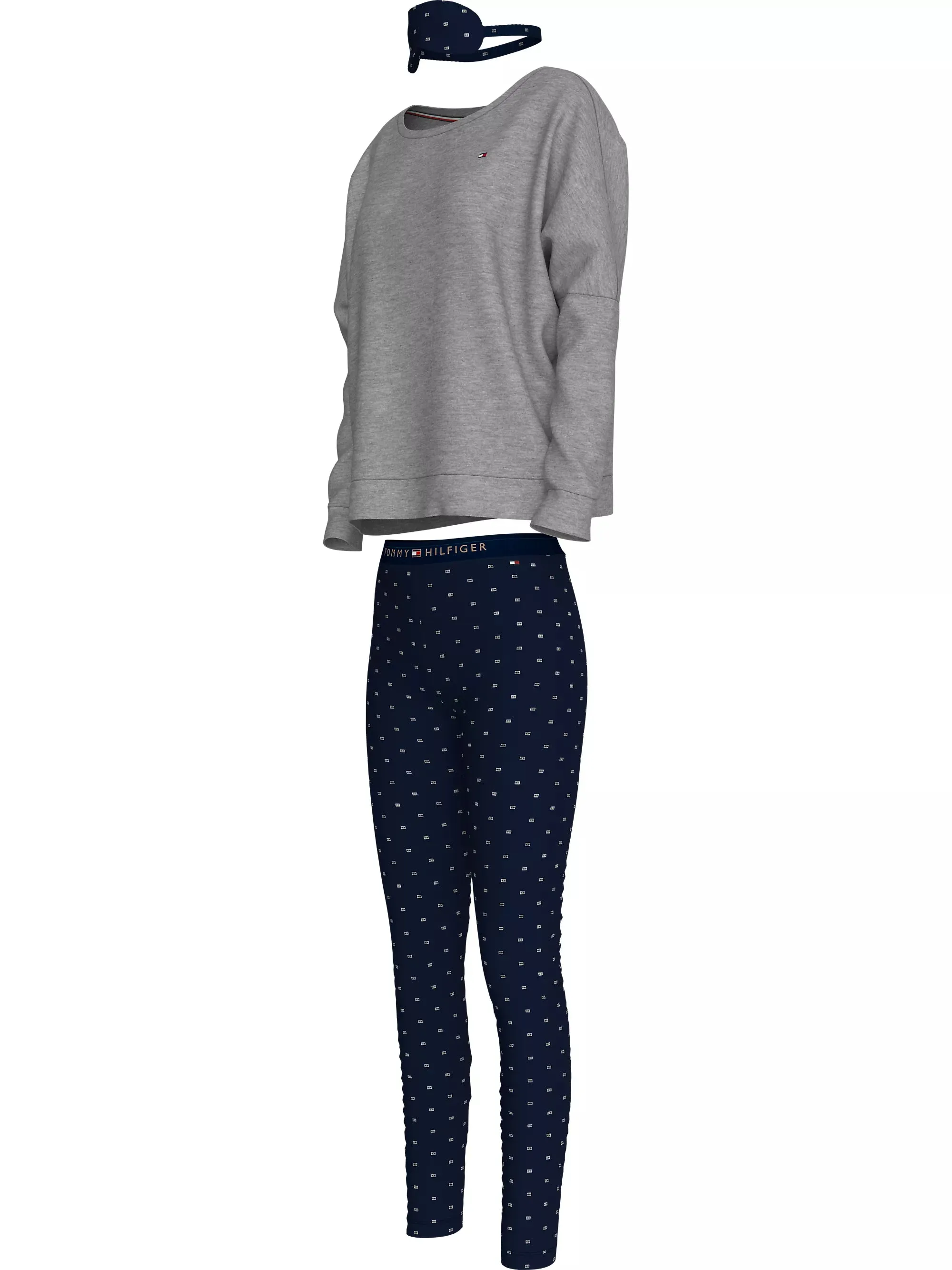 Tommy Hilfiger ORIGINAL Womens Legging Pyjama & Eye Mask Gift Set sold by House of Slippers product image thumbnail 3