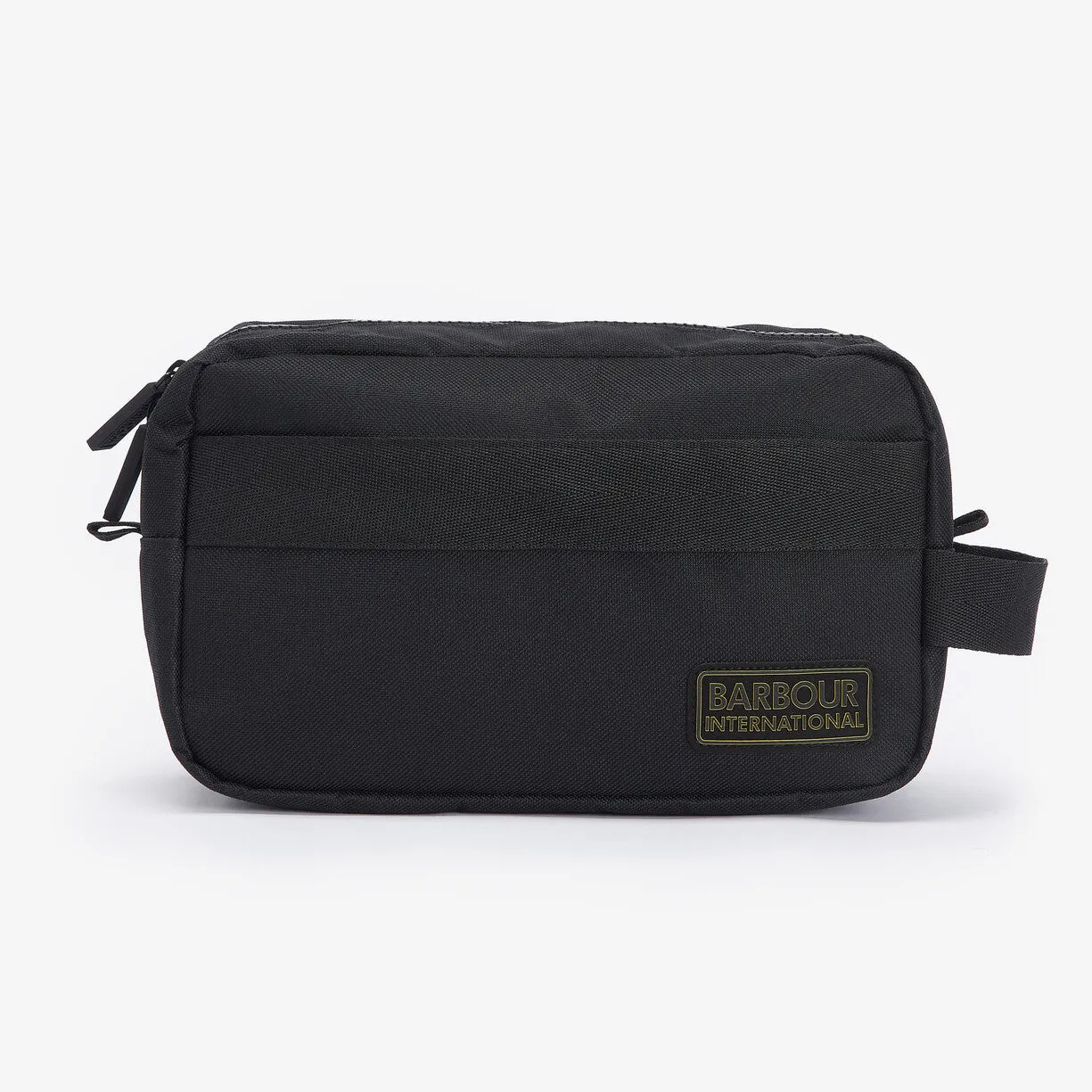 Barbour KNOCKHILL ESSENTIAL Mens Wash Bag Black sold by House of Slippers