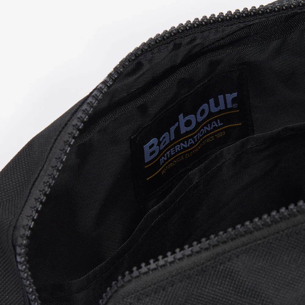 Barbour KNOCKHILL ESSENTIAL Mens Wash Bag Black sold by House of Slippers product image thumbnail 5