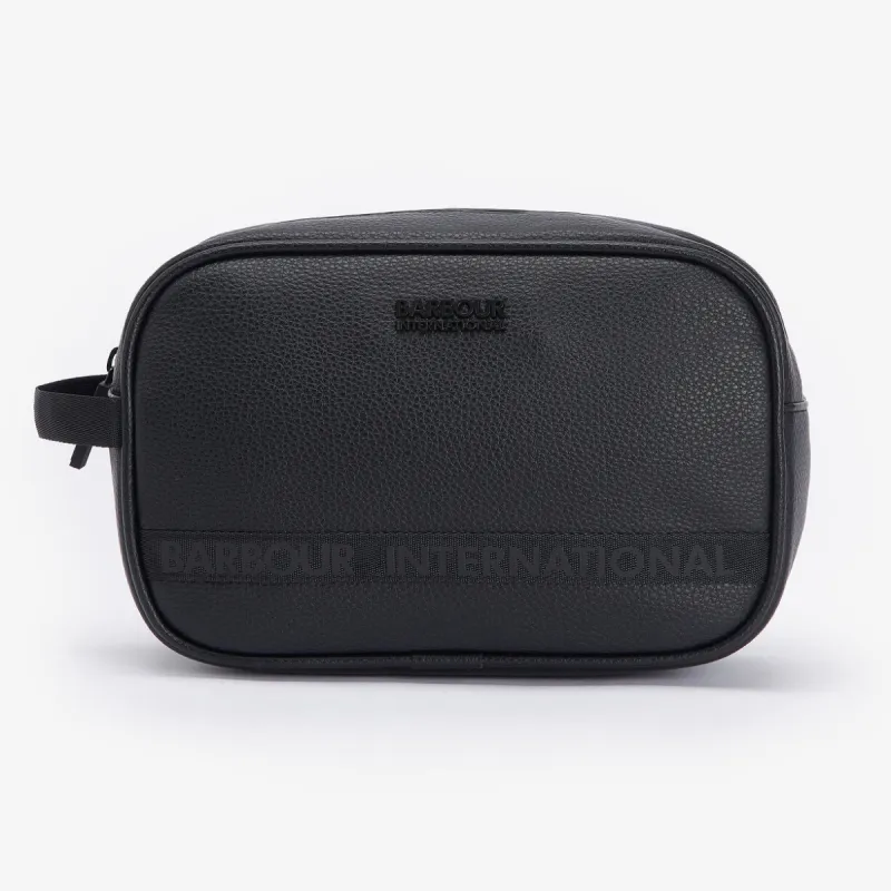 BLACKWALL Mens Wash Bag Black sold by House of Slippers