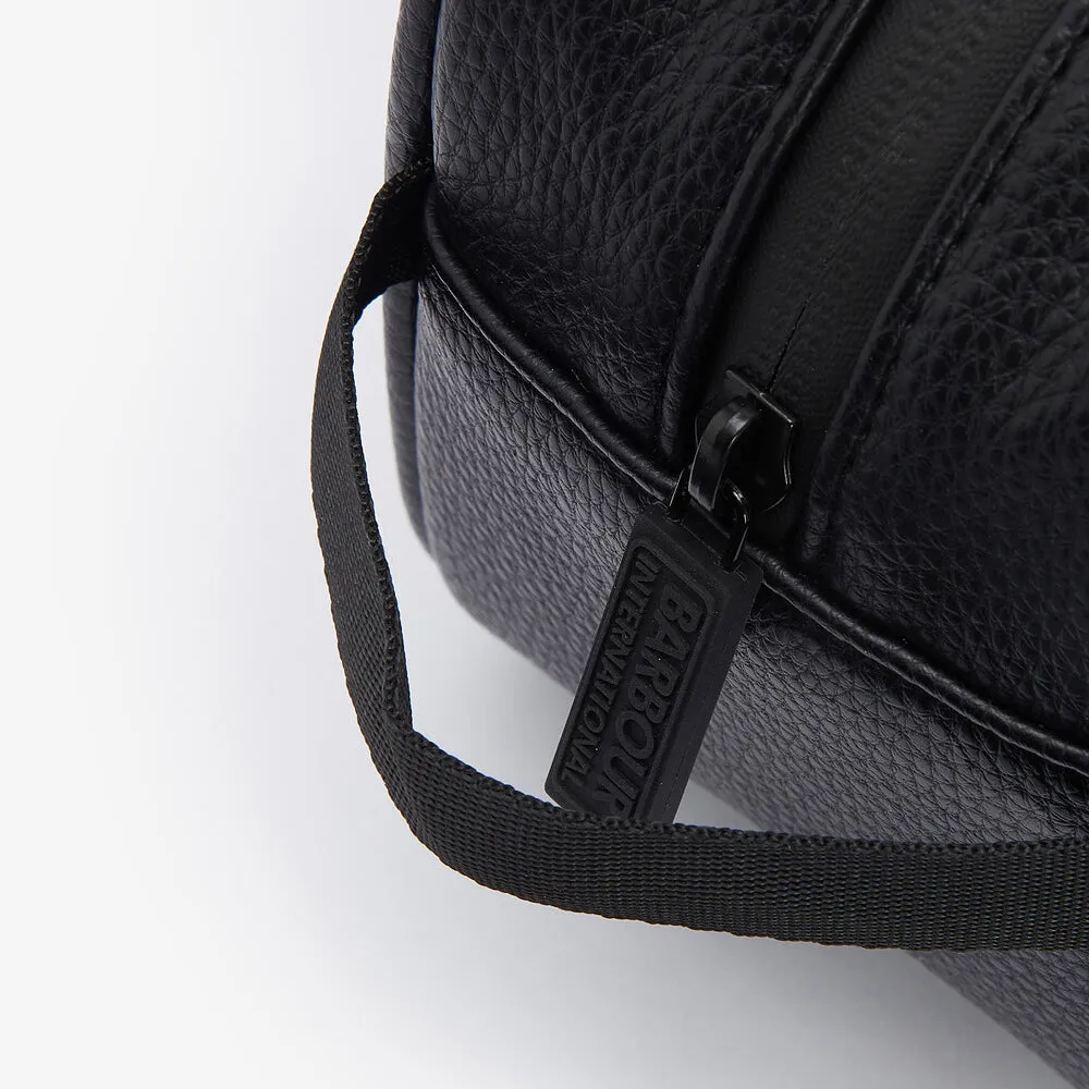 Barbour BLACKWALL Mens Wash Bag Black sold by House of Slippers product image thumbnail 4
