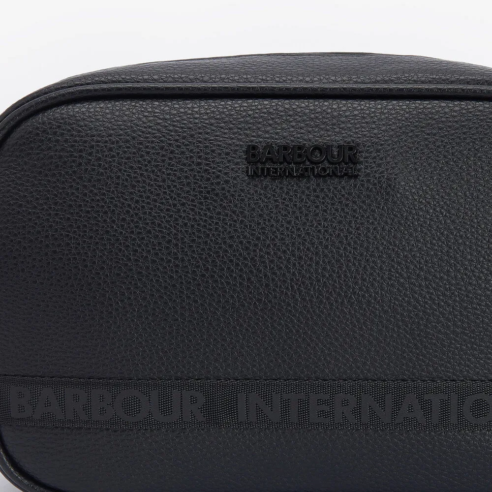 Barbour BLACKWALL Mens Wash Bag Black sold by House of Slippers product image thumbnail 3