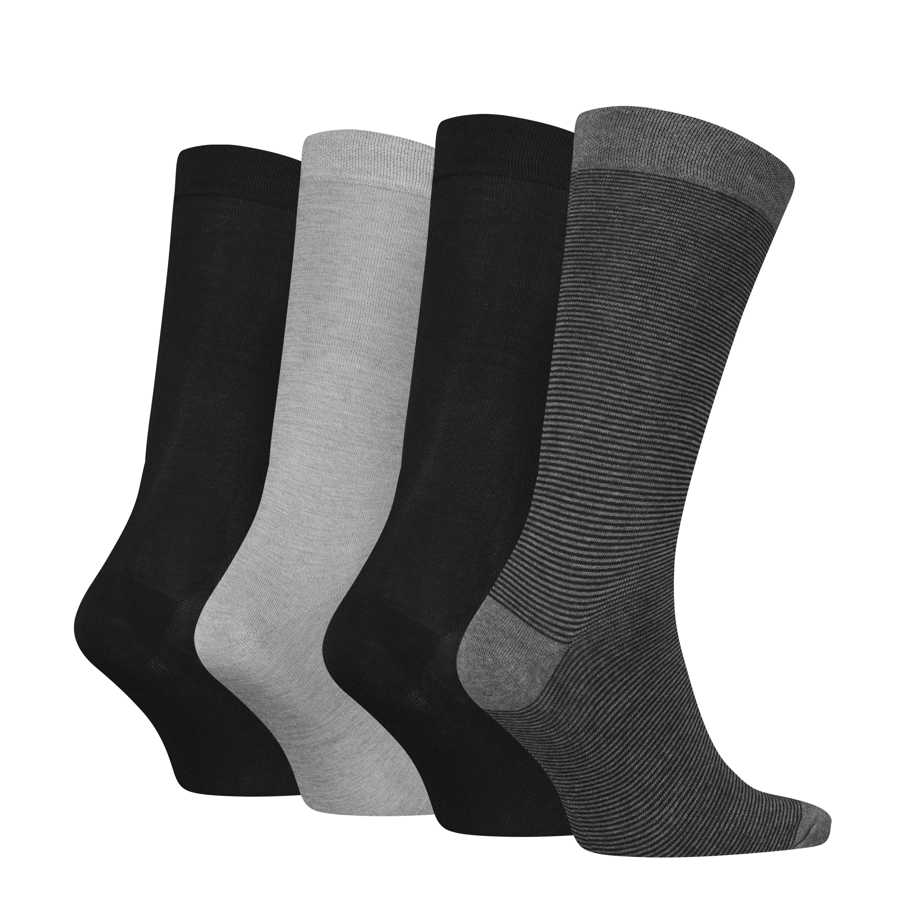 4 Pack Giftboxed Classic Mens Crew Socks Multi sold by House of Slippers product image thumbnail 4