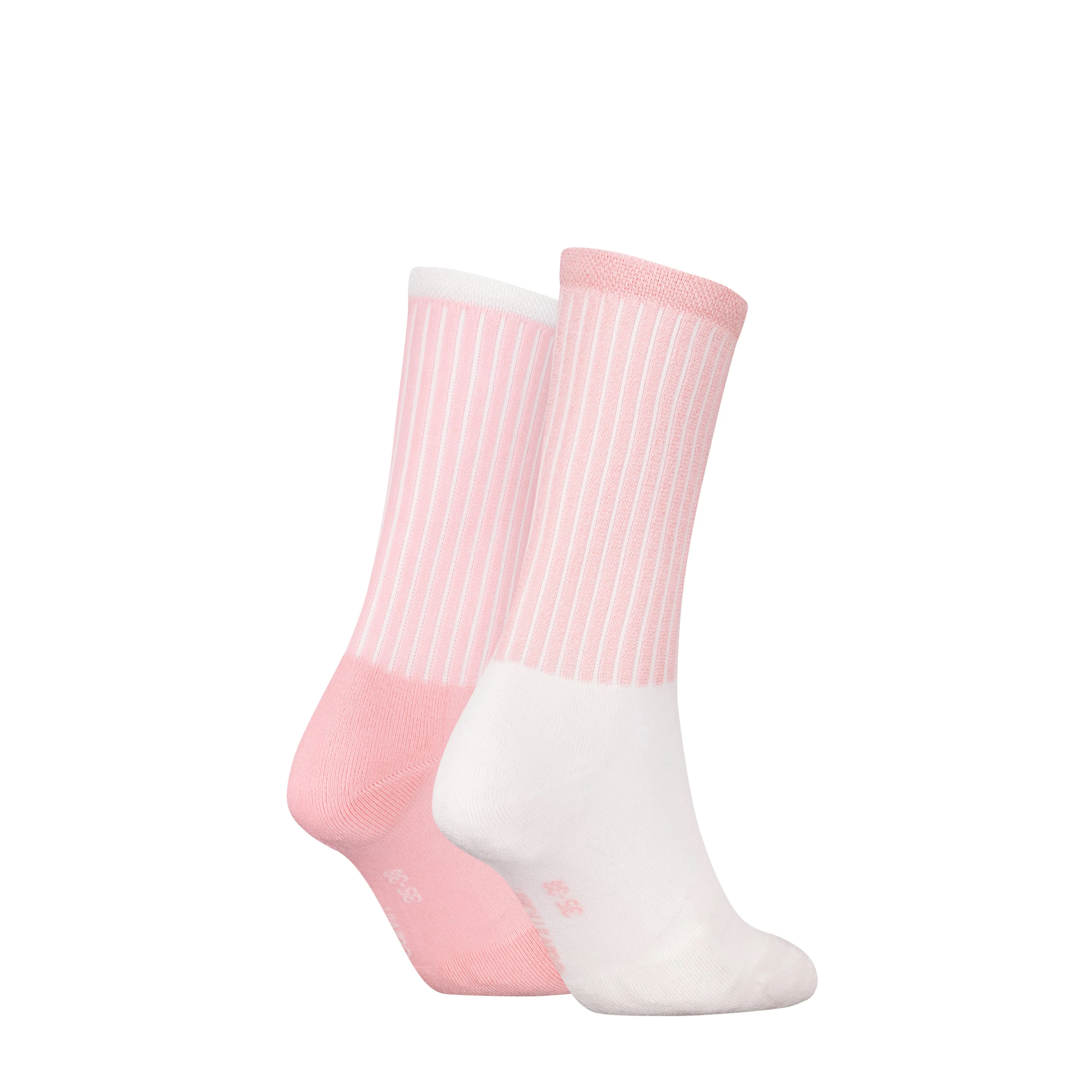 Calvin Klein 2 Pack Trainer Womens Crew Socks Pink sold by House of Slippers product image thumbnail 2