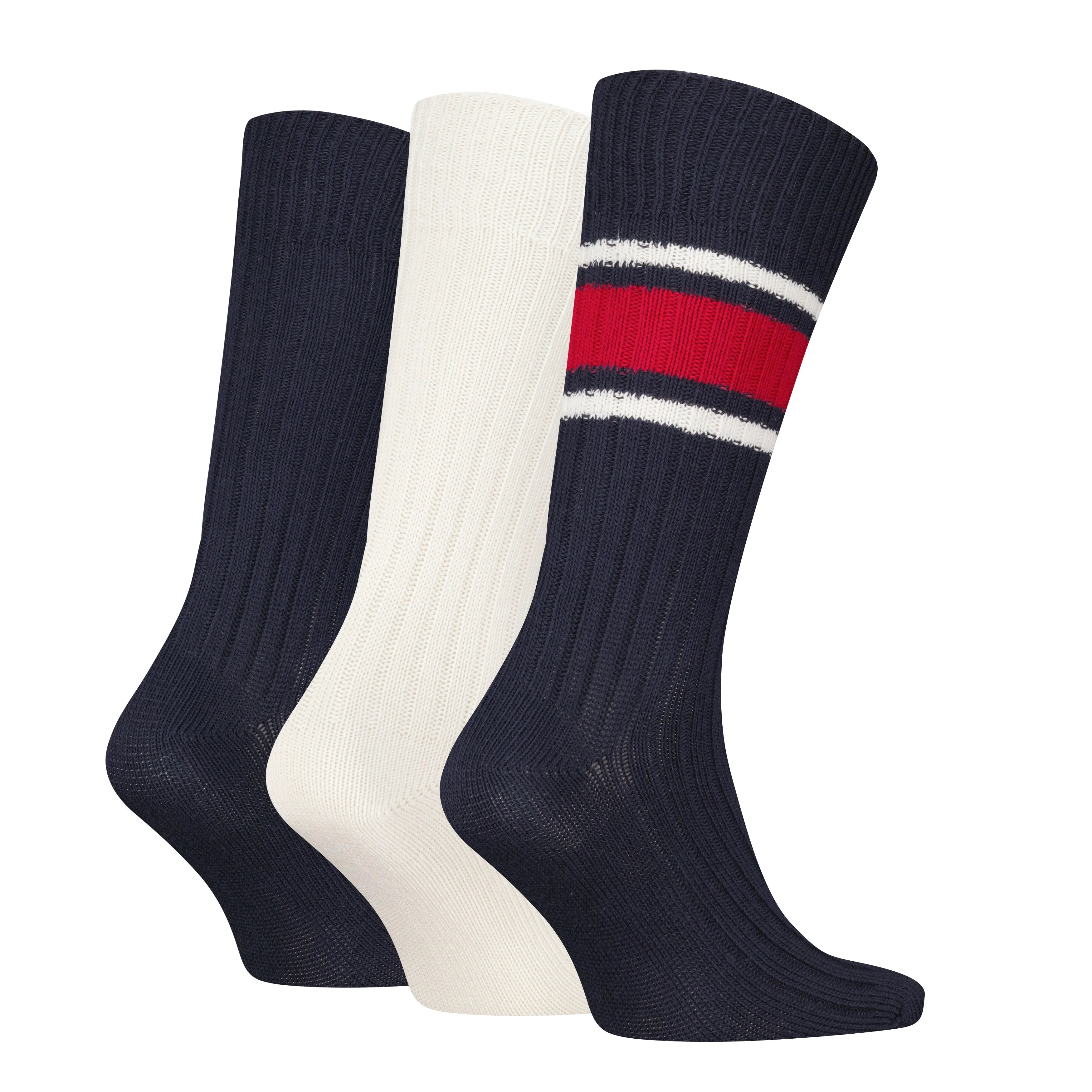 Tommy Hilfiger 3 Pack Giftboxed Classic Mens Crew Socks Navy sold by House of Slippers product image thumbnail 3