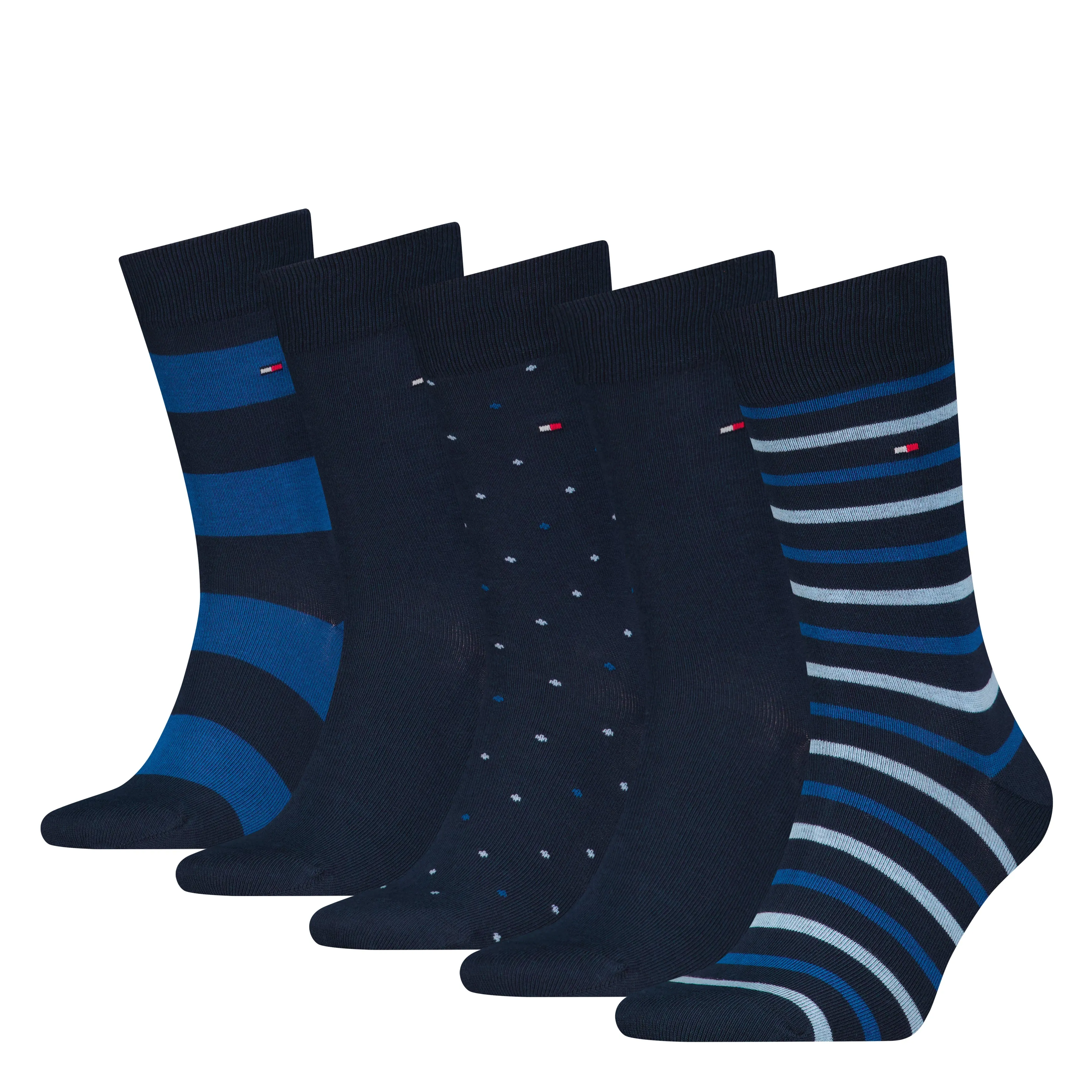 5 Pack Giftboxed Classic Mens Crew Socks Navy sold by House of Slippers