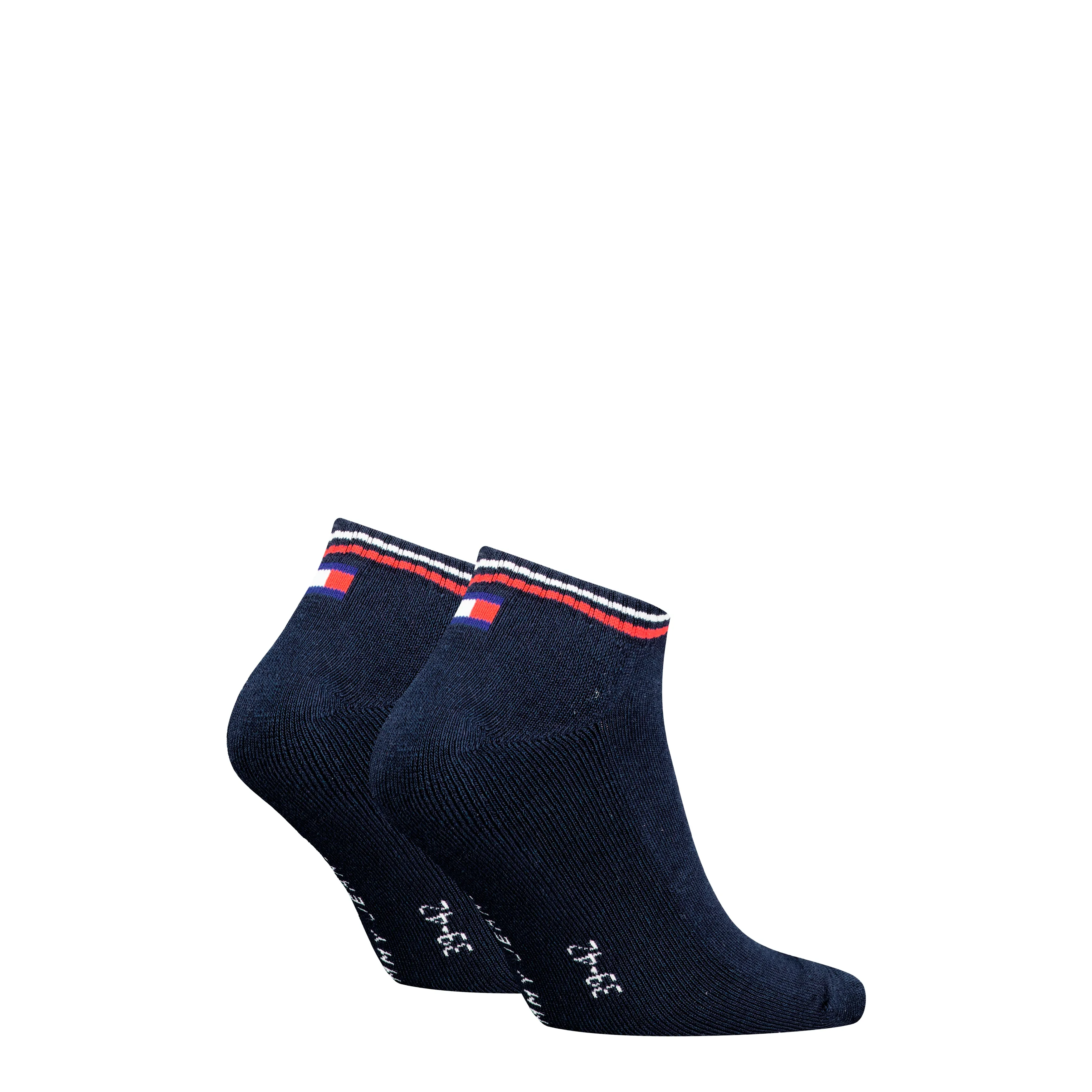 Tommy Hilfiger 2 Pack Trainer Mens Ankle Socks Navy sold by House of Slippers product image thumbnail 2
