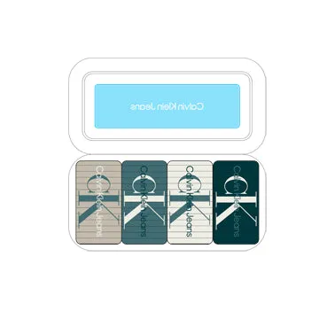 Calvin Klein 4 Pack Giftboxed Trainer Mens Crew Socks Green Combo sold by House of Slippers product image thumbnail 2