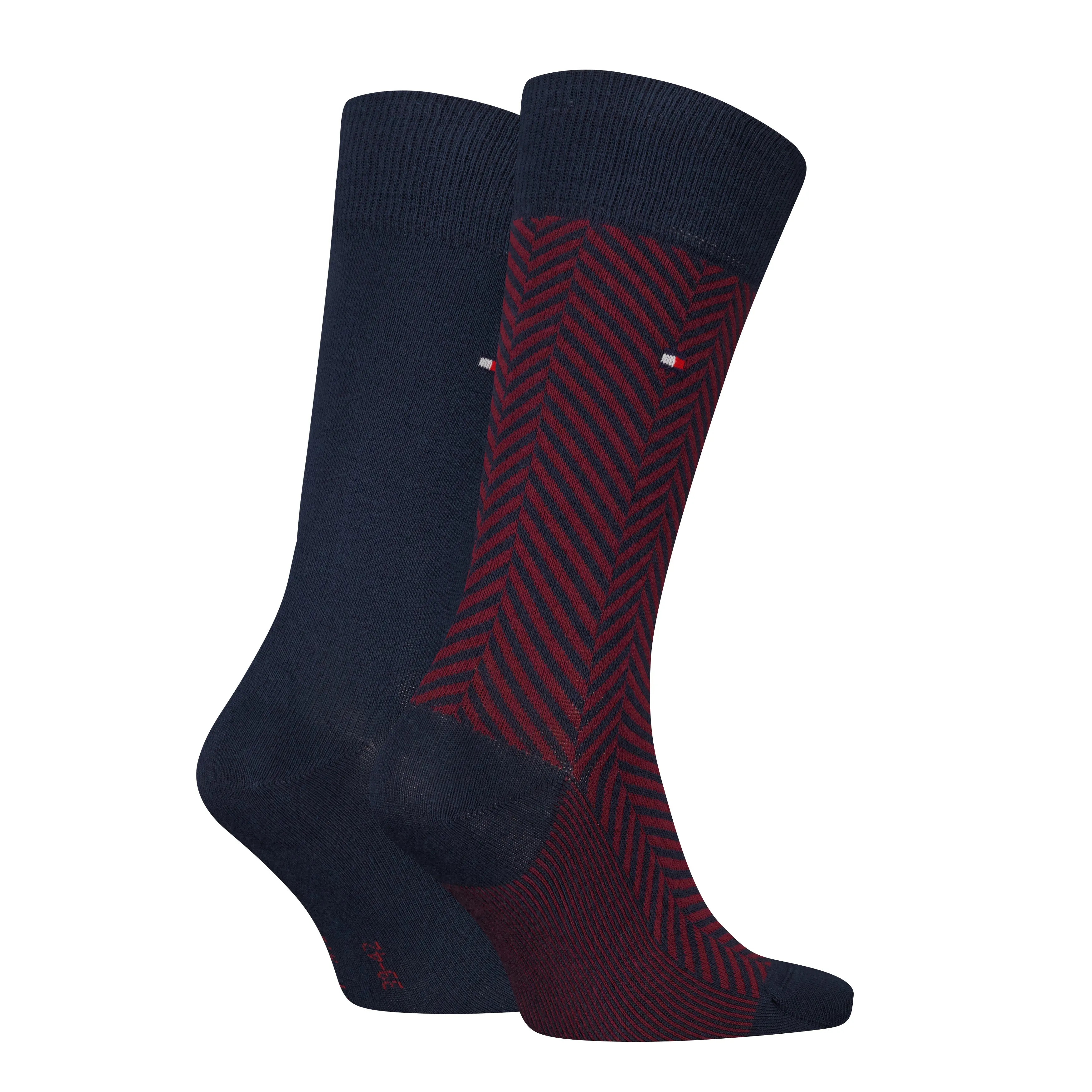 Tommy Hilfiger 2 Pack Classic Mens Crew Socks Navy sold by House of Slippers product image thumbnail 2