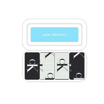 Calvin Klein 4 Pack Giftboxed Trainer Womens Crew Socks Black/White sold by House of Slippers product image thumbnail 2