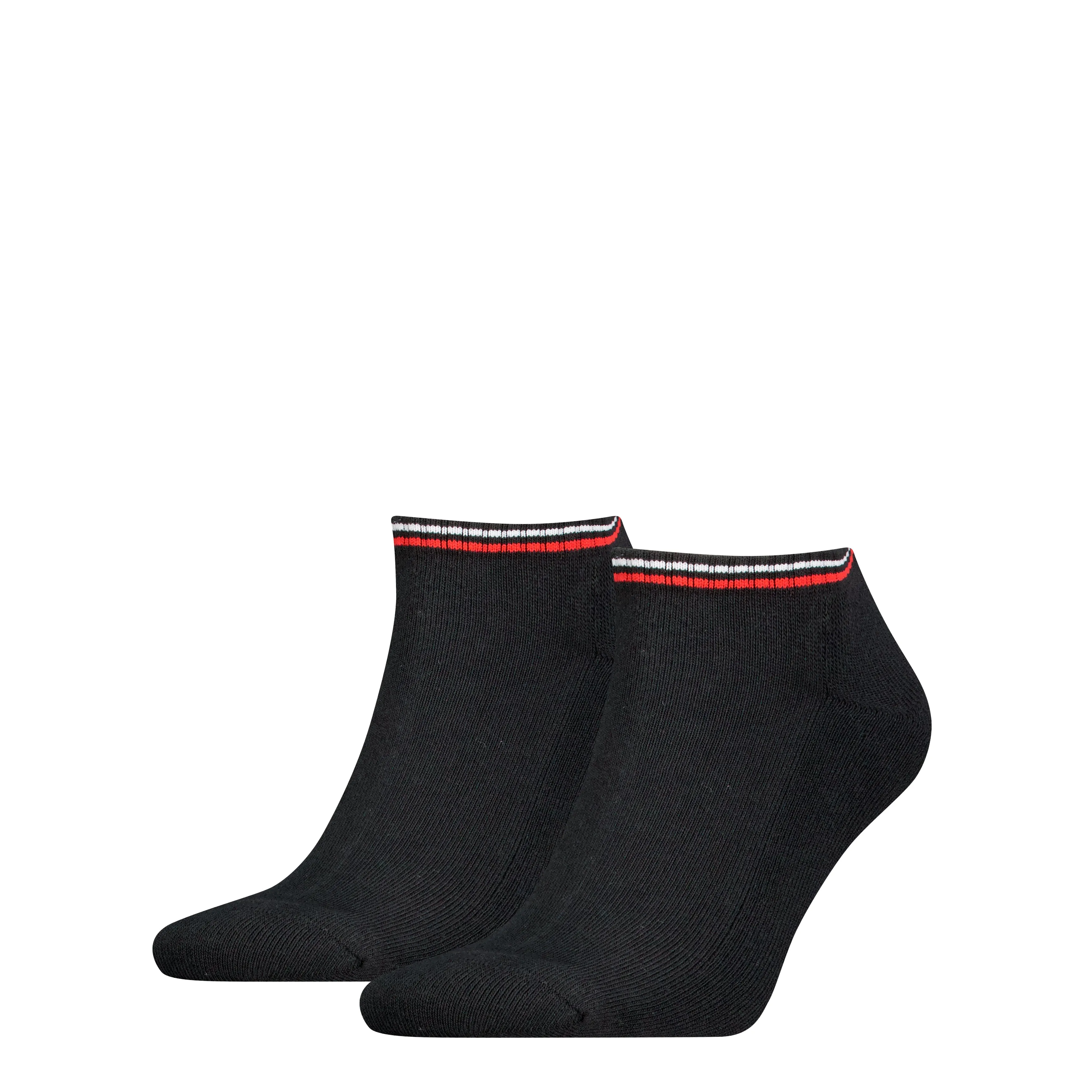 Tommy Hilfiger 2 Pack Trainer Mens Ankle Socks Black sold by House of Slippers