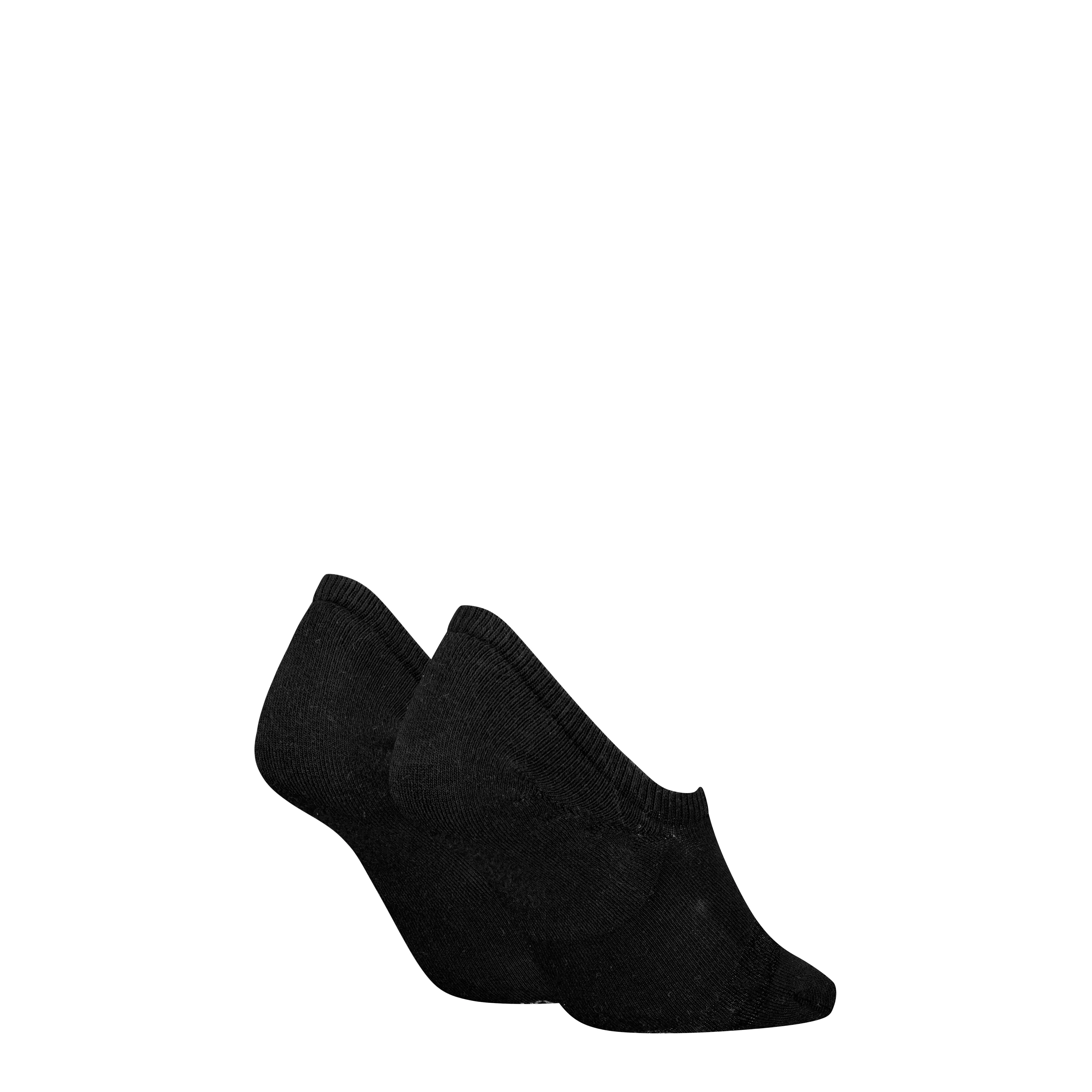 Calvin Klein 2 Pack Womens Invisible Socks Black sold by House of Slippers product image thumbnail 2