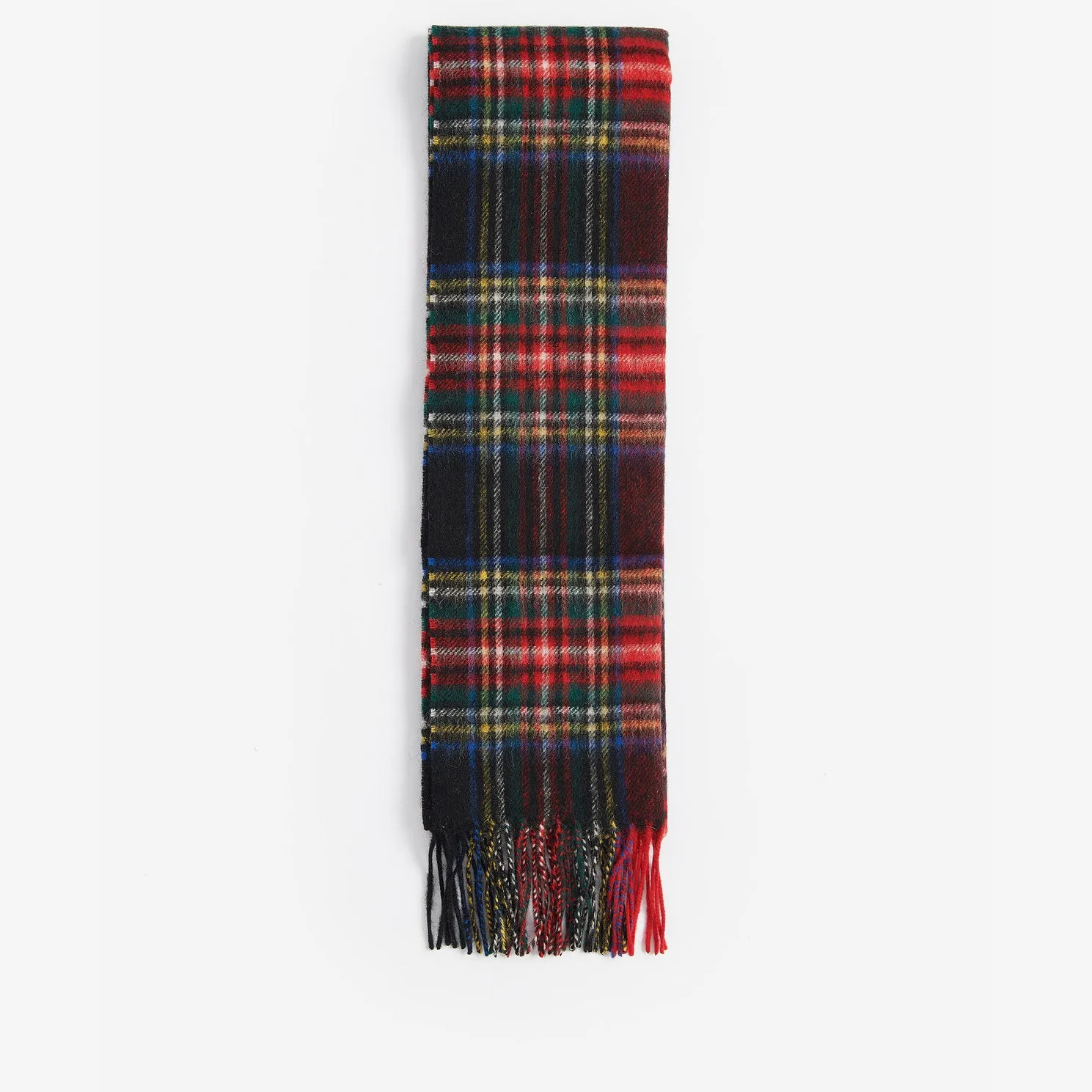 Barbour NEW CHECK Unisex Adults Tartan Scarf Black Stewart sold by House of Slippers product image thumbnail 3