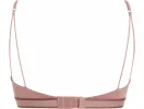 Calvin Klein TONAL LOGO COTTON Womens Bralette Red Grape W/ Apple Butter Logo sold by House of Slippers