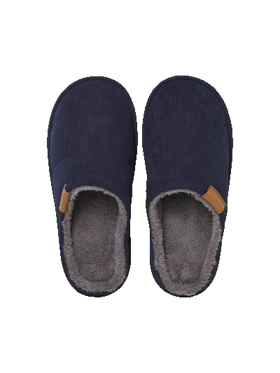 Jack & Jones CORDIE Mens Mule Slippers Navy Blazer sold by House of Slippers product image thumbnail 2