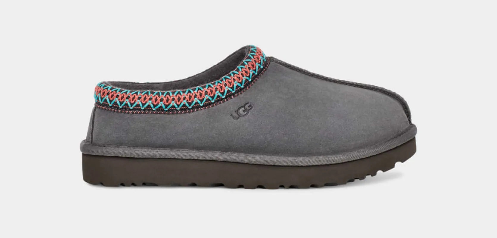 TASMAN Womens Full Slippers Dark Grey sold by House of Slippers