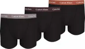 Calvin Klein COTTON STRETCH Mens 3 Pack Trunks Multicoloured sold by House of Slippers