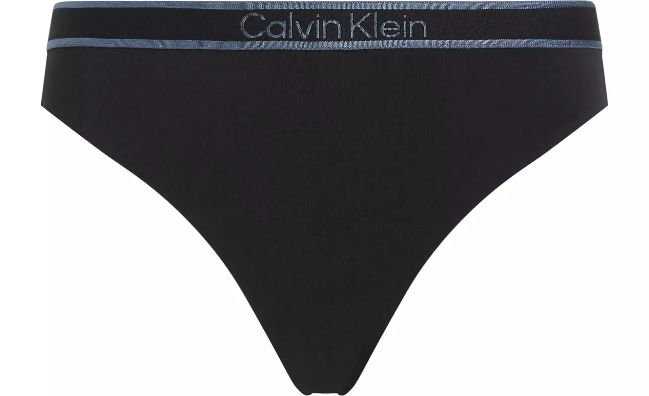 Calvin Klein TONAL LOGO COTTON Womens Bikinis Black made by Calvin Klein
