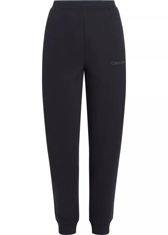 Calvin Klein TONAL LOGO LOUNGE Womens Joggers Black sold by House of Slippers