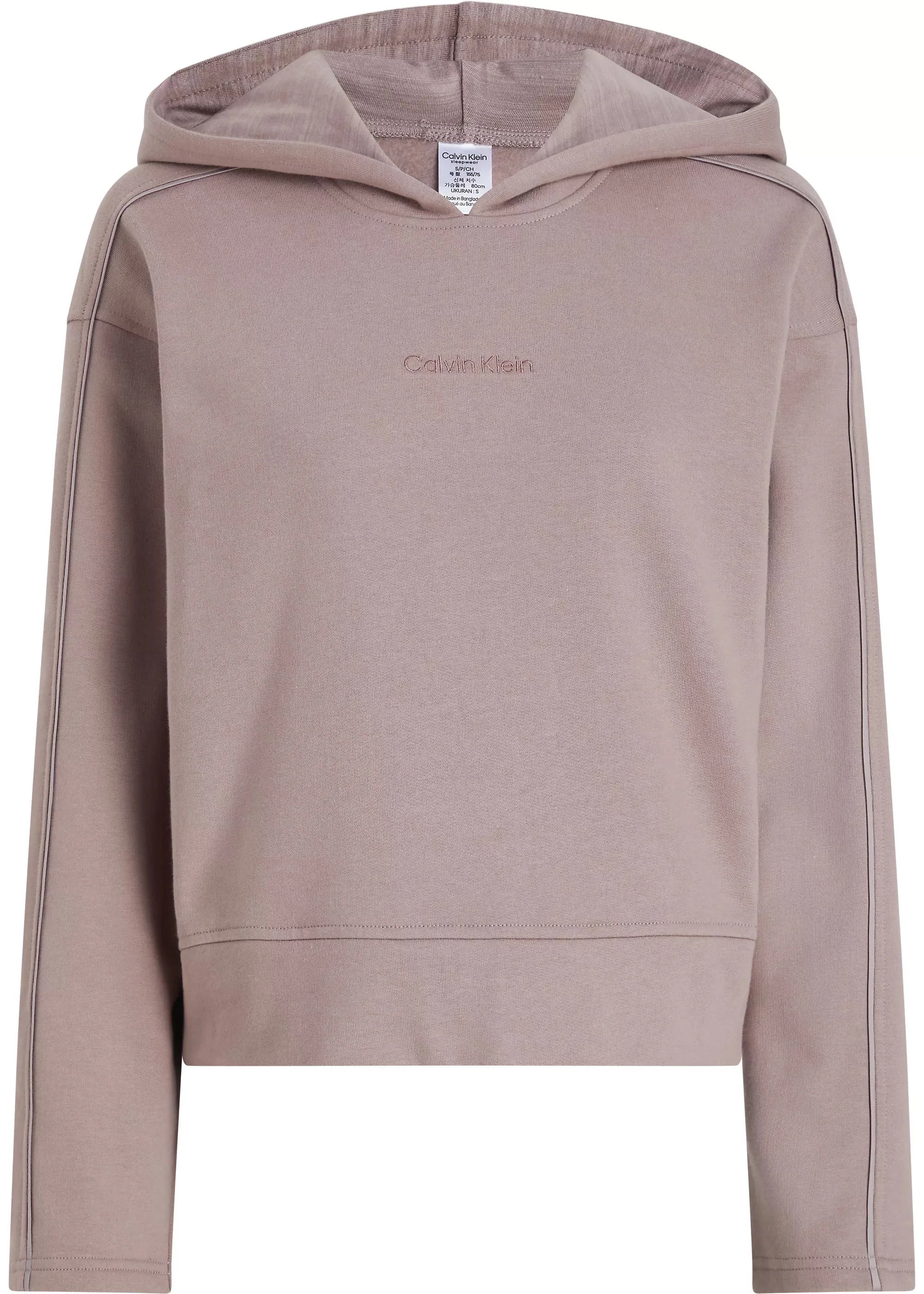 Calvin Klein TONAL LOGO LOUNGE Womens Hoodie Sand Trap sold by House of Slippers