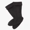 Fleece Wellington Unisex Socks Black sold by House of Slippers