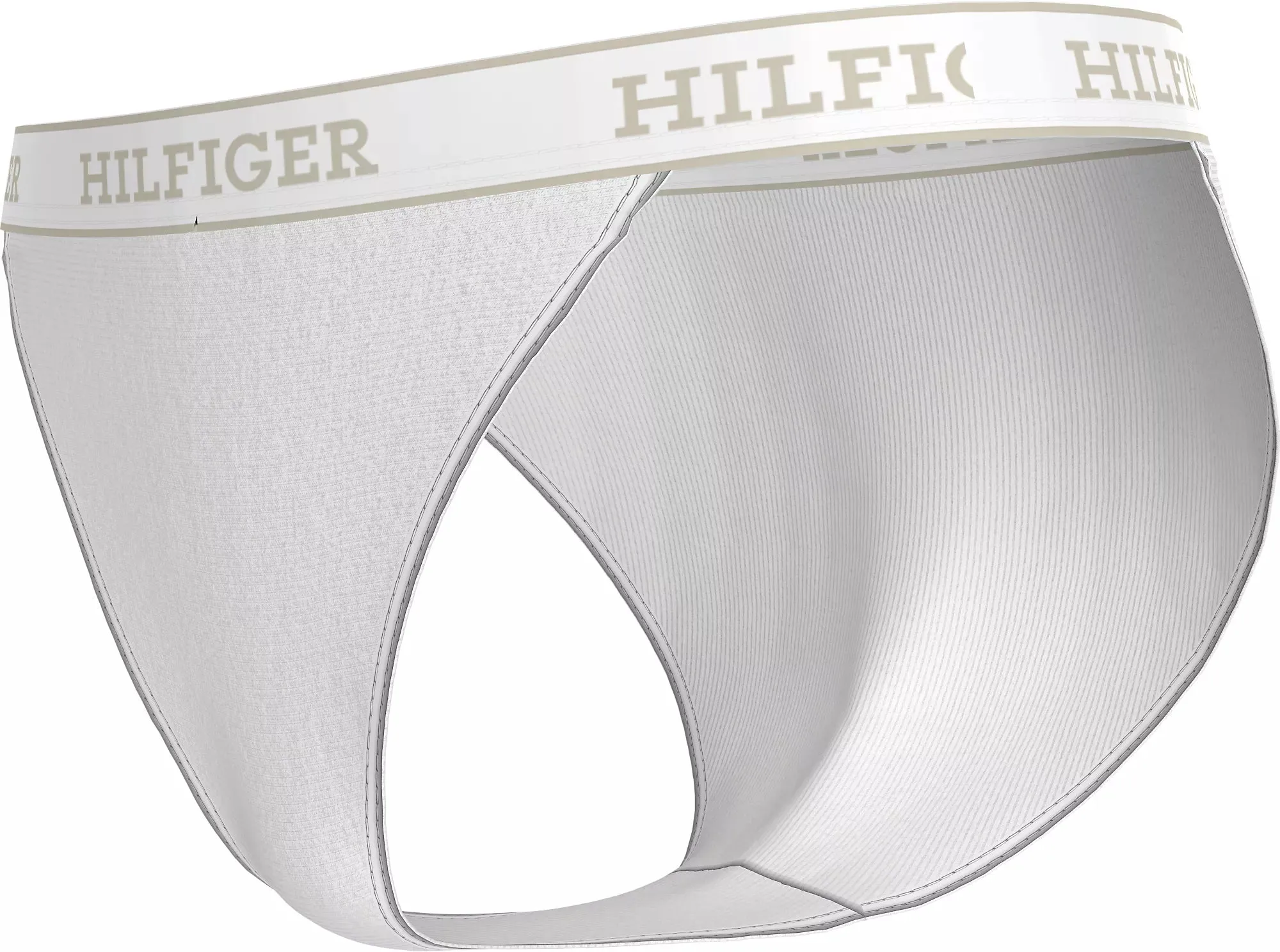 Tommy Hilfiger MONOTYPE Womens Tanga Bikini Briefs White sold by House of Slippers product image thumbnail 2
