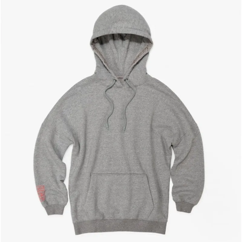 UGG SIMONE Womens Cotton Blend Boyfriend Hoodie Grey Heather sold by House of Slippers