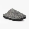 NOAH Mens Plush Velour Mule Slippers Grey sold by House of Slippers