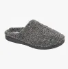 NOAH Mens Plush Velour Mule Slippers Grey sold by House of Slippers