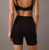 Calvin Klein COTTON STRETCH RIB Womens Lounge Shorts Black sold by House of Slippers