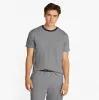 Tommy Hilfiger TH ORIGINAL Mens Jersey Pyjama Set Mini Stripes Blue sold by House of Slippers