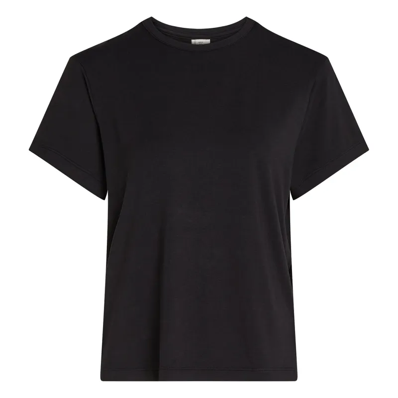 Calvin Klein ULTRA SOFT MODAL Womens Lounge T-Shirt Black made by House of Slippers