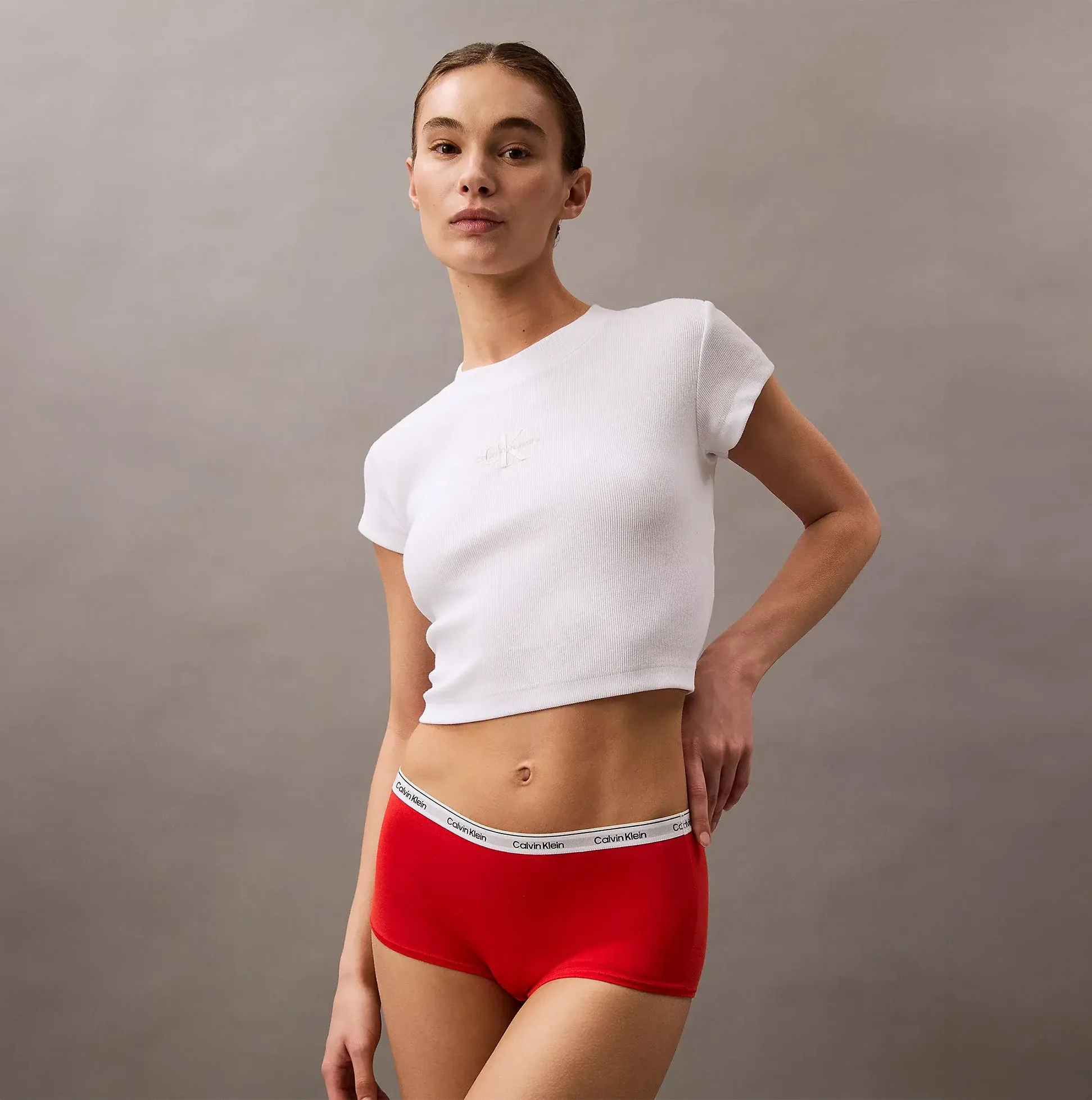 Calvin Klein ICON LOGO Hipster Panty Womens Shorts Molten sold by House of Slippers