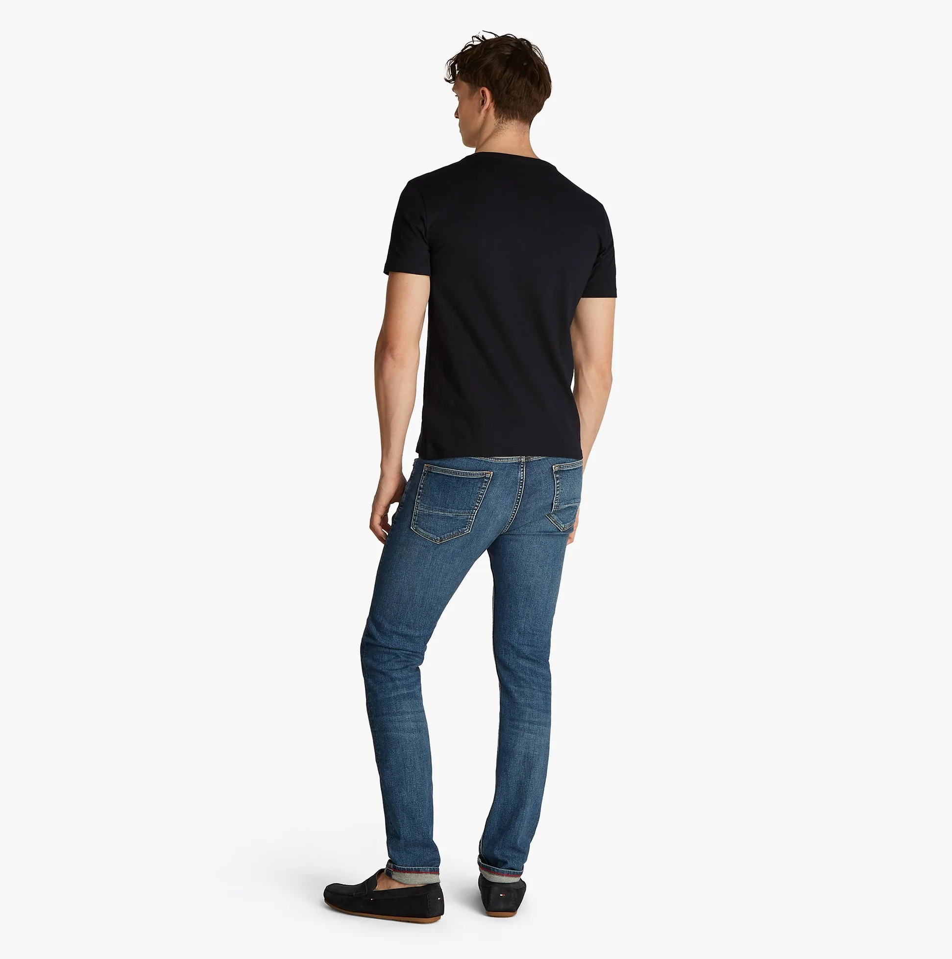 Tommy Hilfiger PURE COTTON Mens 3 Pack T-Shirts Black sold by House of Slippers product image thumbnail 3