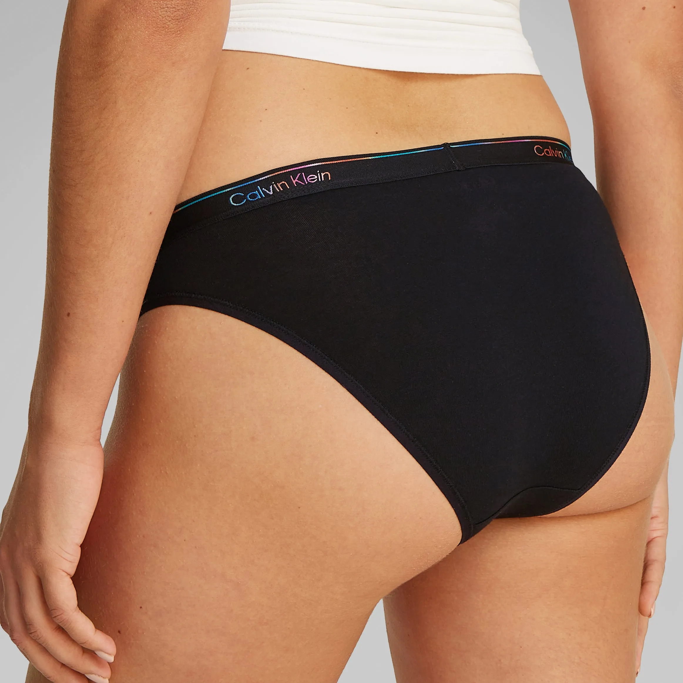 Calvin Klein ICON LOGO 5 Pack Womens Bikini Briefs Multicoloured sold by House of Slippers product image thumbnail 4