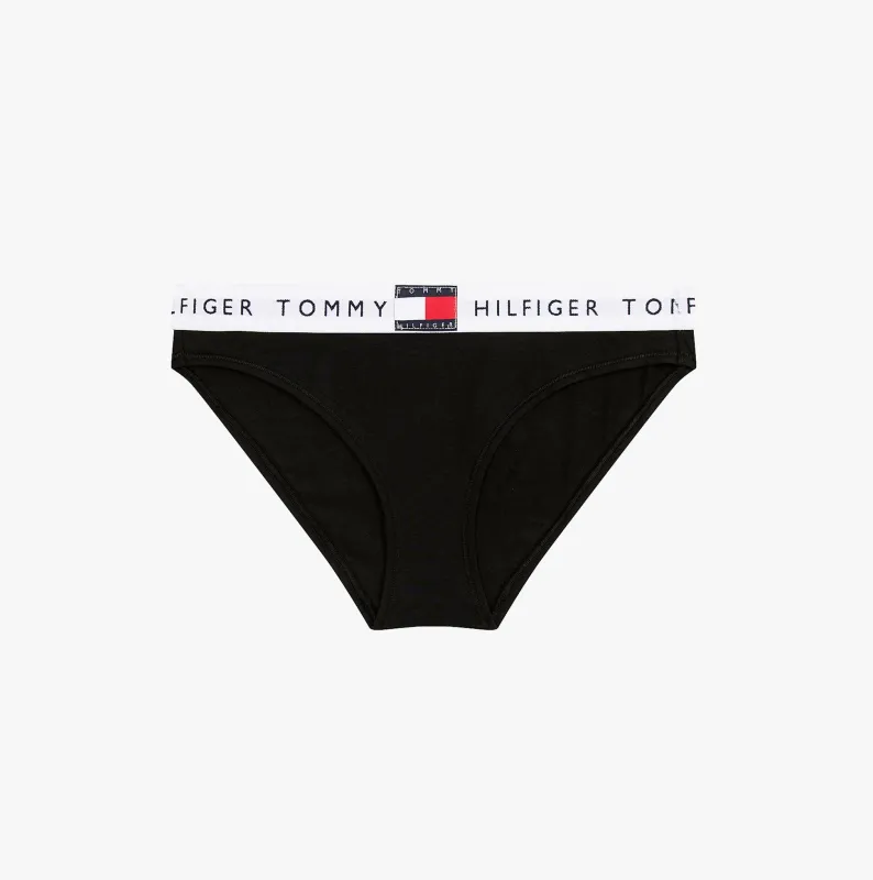Tommy Hilfiger HERITAGE WAISTBAND Womens Logo Brief Black sold by House of Slippers