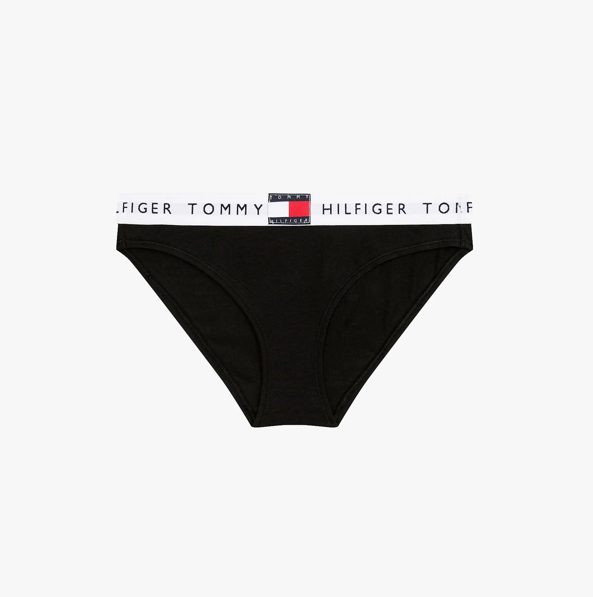 Tommy Hilfiger HERITAGE WAISTBAND Womens Logo Brief Black sold by House of Slippers