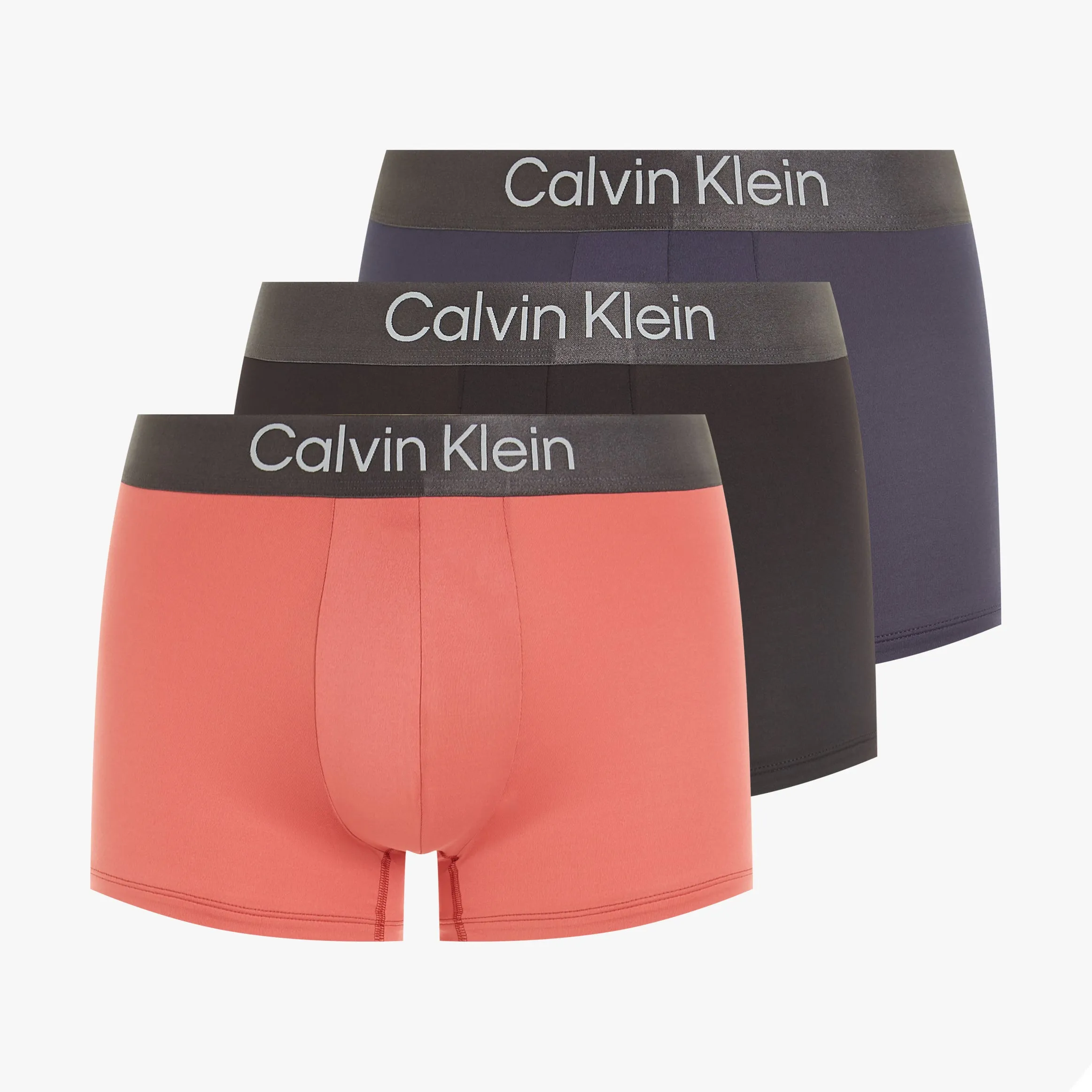 Calvin Klein MICRO STRETCH TRUNK 3 Pack Mens Multicoloured sold by House of Slippers