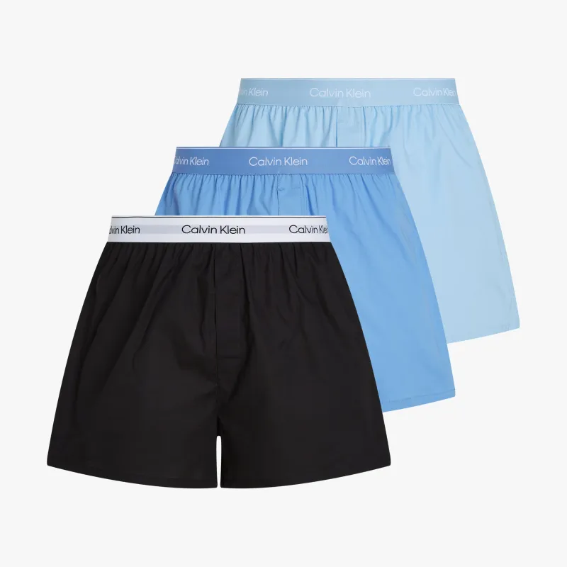 Calvin Klein ICON Cotton Stretch Slim 3 Pack Mens Boxers Multi sold by House of Slippers