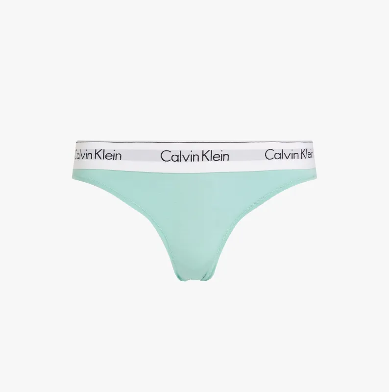 Calvin Klein ICON Cotton Modal Womens Bikini Briefs Womens Beau Blue sold by House of Slippers