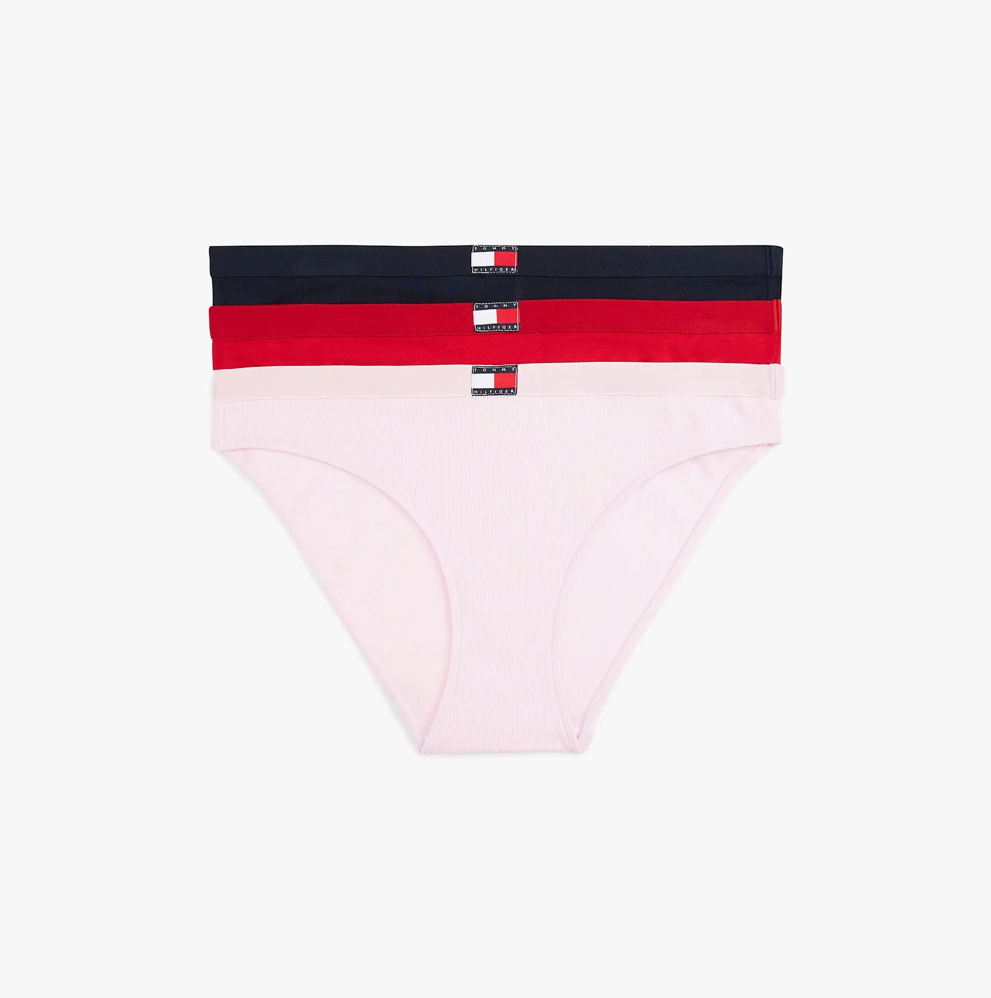 Tommy Hilfiger HERITAGE 3 Pack Womens Briefs Multicoloured sold by House of Slippers
