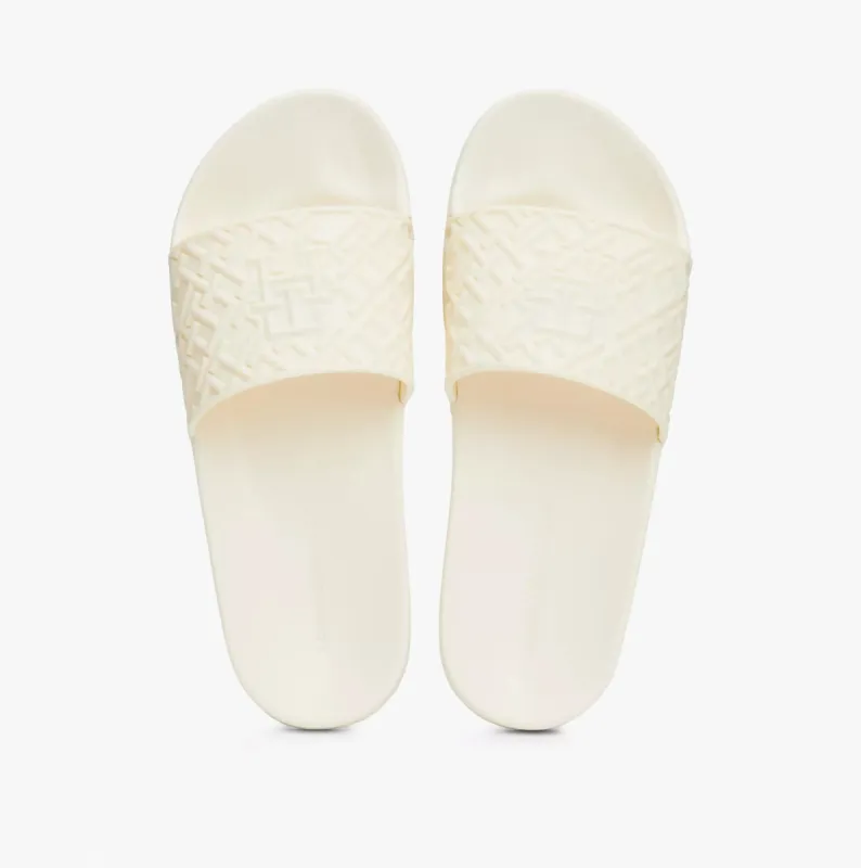 Tommy Hilfiger MONOGRAM POOL Womens Slides Calico made by Tommy Hilfiger