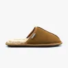 Dunlop TAYLOR Mens Suede Mule Slippers Cognac sold by House of Slippers