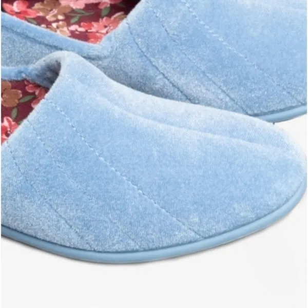 GBS AUDREY Slip On Womens Slippers Blue sold by House of Slippers product image thumbnail 4