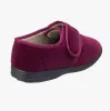 Fleet & Foster SAM Mens Velour Full Slippers Red sold by House of Slippers