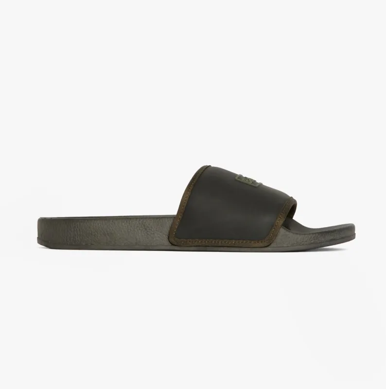 Barbour CRESSWELL Mens Sliders Black sold by House of Slippers