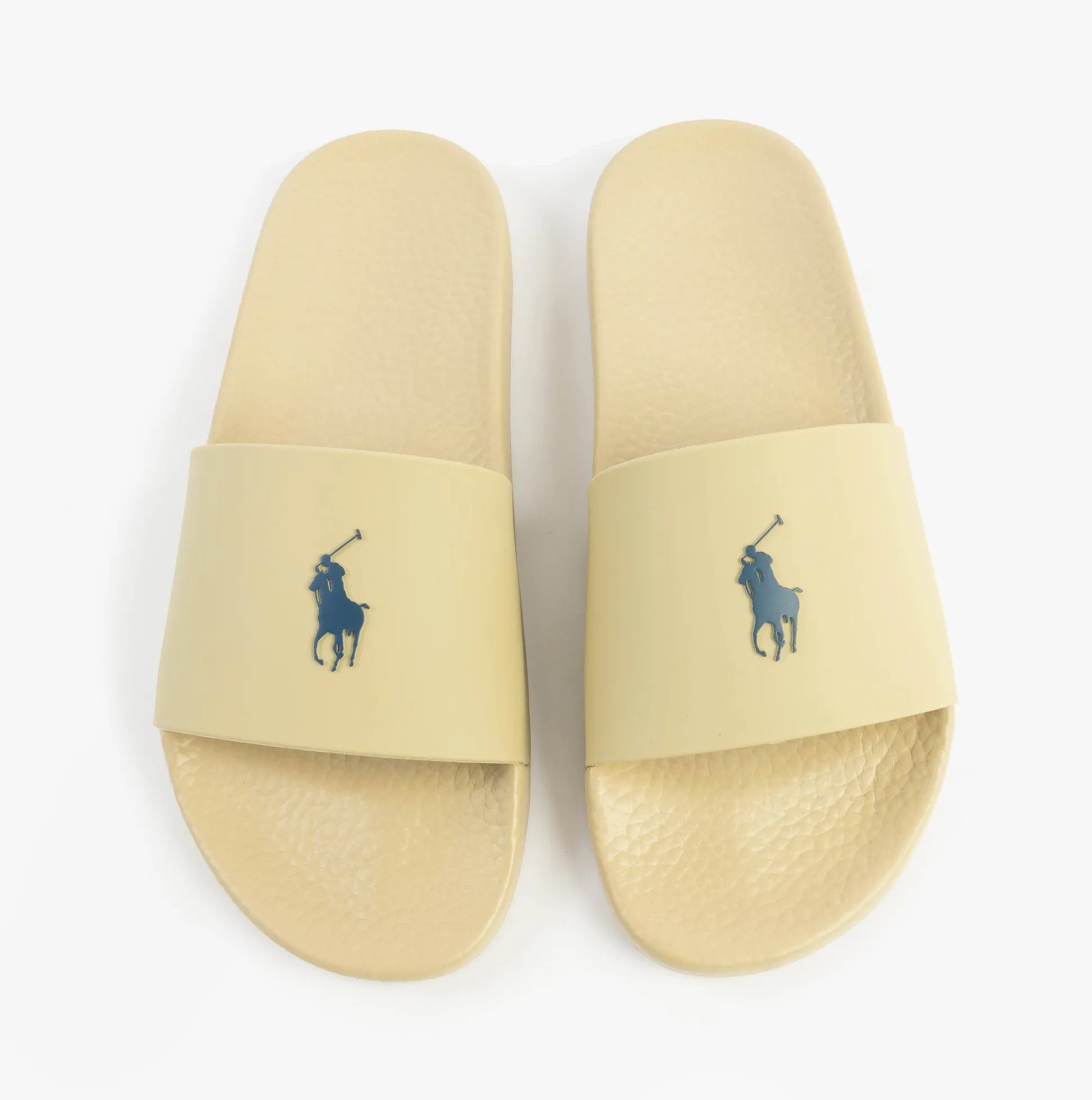 Polo Ralph Lauren POLO SLIDE Mens Sliders Coastal Beige sold by House of Slippers
